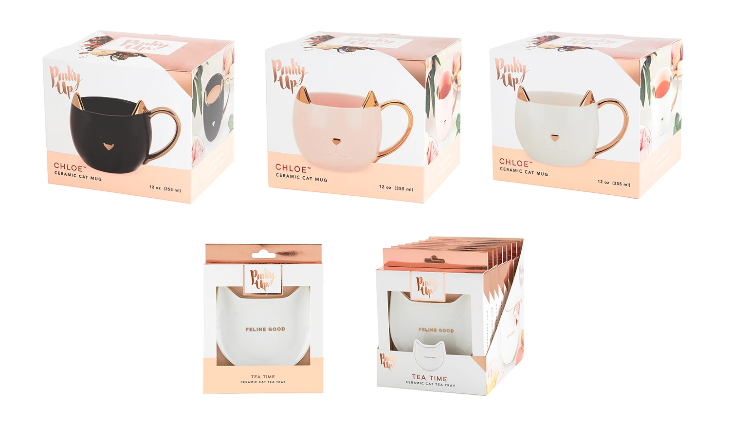 The cat mugs are some of Pinky Up's most popular and highest revenue-driving items, bringing in a combined yearly revenue of over $150K (2017-2018).